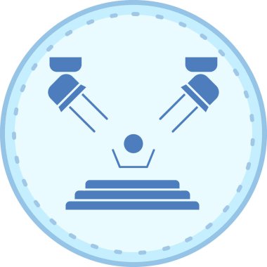 robot ikon vektör illüstrasyonu