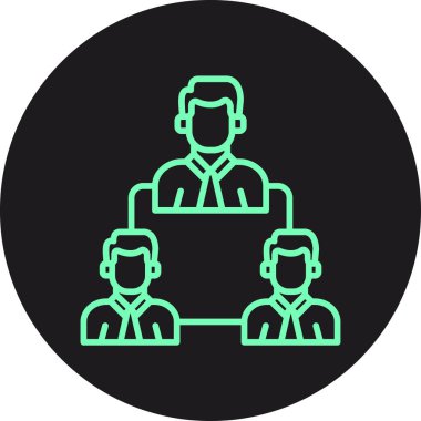 İnsan simgesinin vektör illüstrasyonu