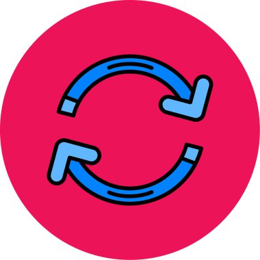 ok simgesinin vektör illüstrasyonu