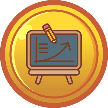 Bir kitap simgesinin vektör illüstrasyonu