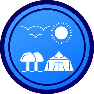 Çiftlik simgesinin vektör illüstrasyonu