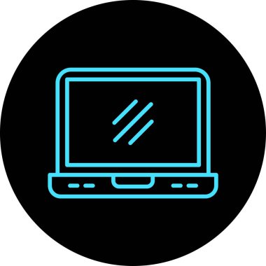 Bilgisayar. Web simgesi basit illüstrasyon