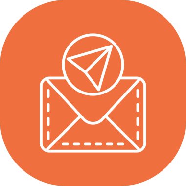 Vektör E- posta simgesi illüstrasyonu