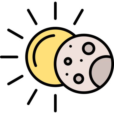 Çizgi film uydusunun vektör çizimi