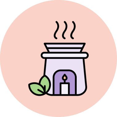 Bitki. Web simgesi basit illüstrasyon