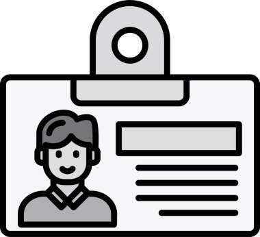 Avatar simgesi, vektör illüstrasyonu