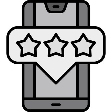 Akıllı telefon. Web simgesi basit illüstrasyon