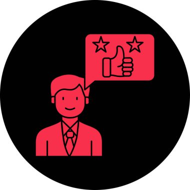 Beğeni simgesi, vektör illüstrasyonu