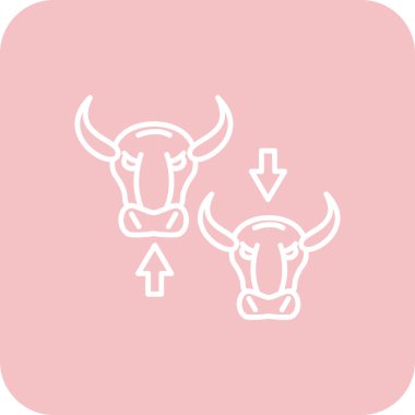 Boğa logo şablonu vektör resimleme tasarımı