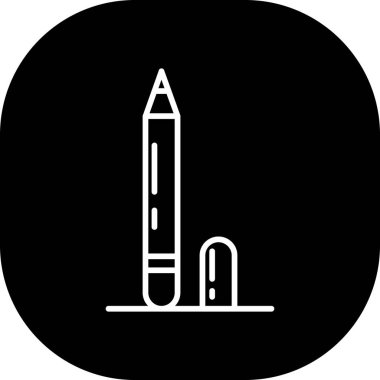 kalem simgesi vektör illüstrasyonu