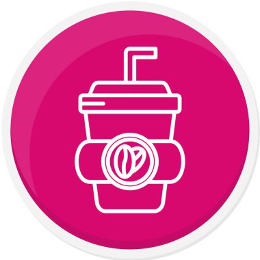 Sıcak çay. Basit tasarım