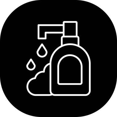 Güzellik ve moda simgesinin vektör çizimi