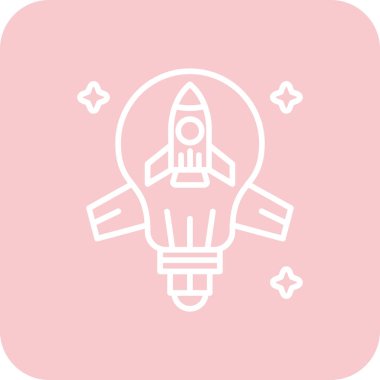 uzay roket simgesi tasarımı