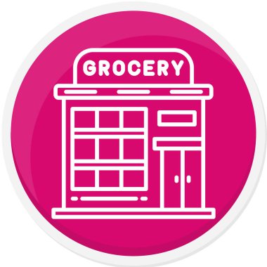 Süpermarket arabası. Basit tasarım