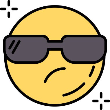 Güneş gözlüğü kutsal kişilerin resmi, vektör çizim