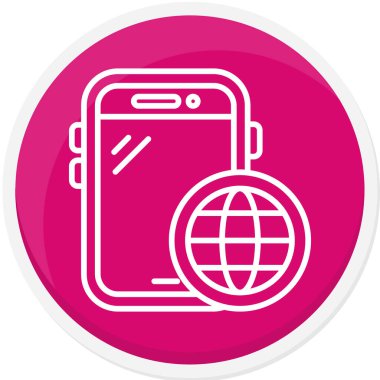 vektör telefon simgesi çizimi