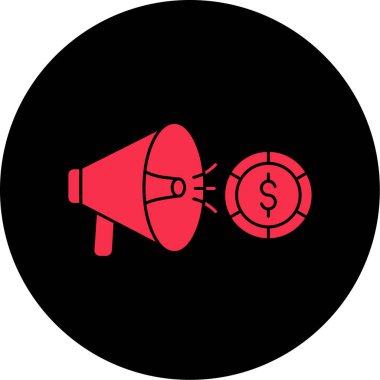 vektör megafon resimleme