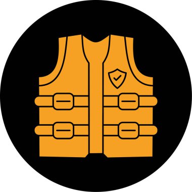 Bir kask simgesinin vektör illüstrasyonu