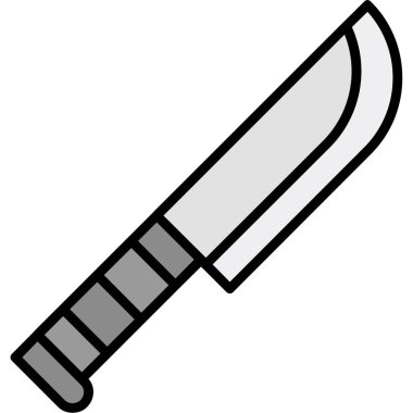 bıçak bıçak simgesi, vektör illüstrasyonu