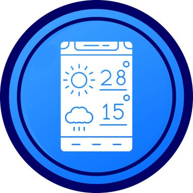 Modern bir simgenin vektör illüstrasyonu