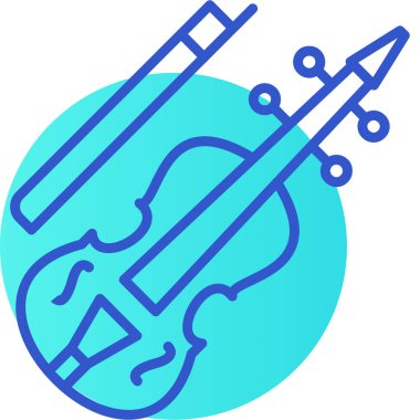 enstrüman müzik simgesi - taslak biçimi