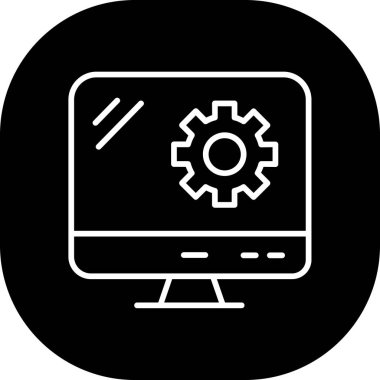 seo modern simgesinin vektör illüstrasyonu