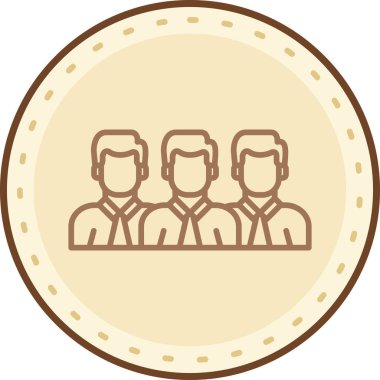 İnsan simgesinin vektör illüstrasyonu