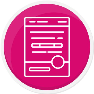 Modern uzun gölgenin vektör simgesi