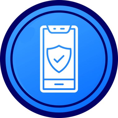 cep telefonu simgesi, basit illüstrasyon