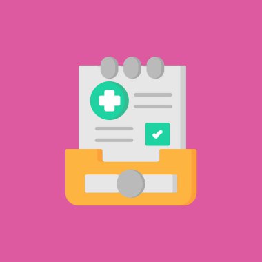 tıbbi pano ve ilk yardım simgesi