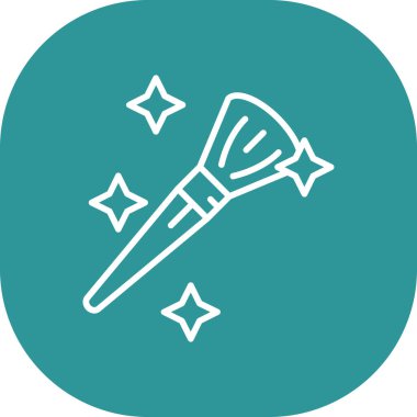 Havai fişekler. Web simgesi basit illüstrasyon