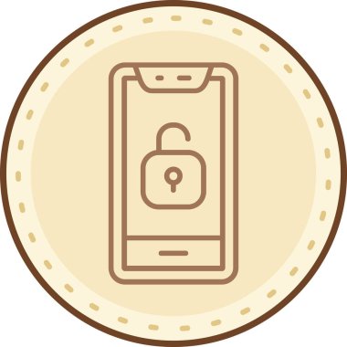 Akıllı telefon. Web simgesi basit illüstrasyon