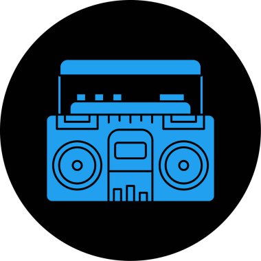 vektör radyo ağı simgesi