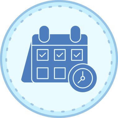 Takvim simgesi. Basit tasarım