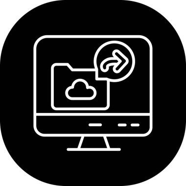 bilgisayar simgesi vektör illüstrasyonu