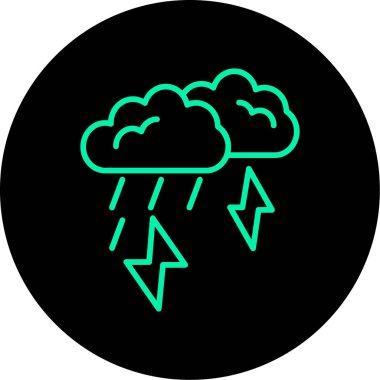 vektör bulut simgesi