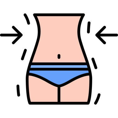 iç çamaşırı ikonu vektör illüstrasyonu