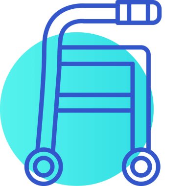 Tramvay. Web simgesi basit illüstrasyon