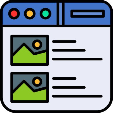 İş belgesi. Web simgesi basit tasarım