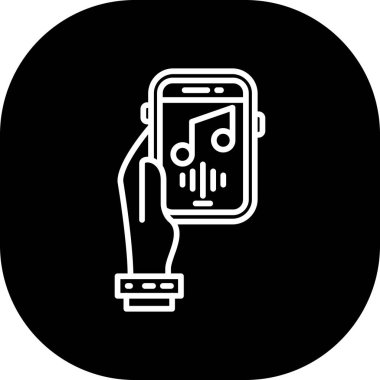 cep telefonu ikonu vektör illüstrasyonu