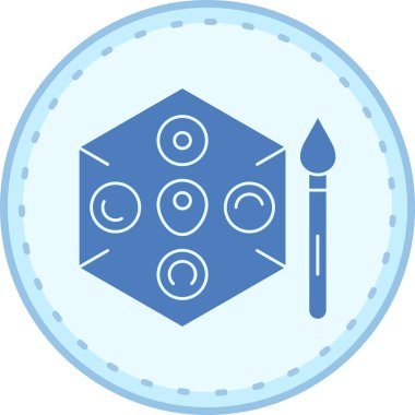 Bir kalem simgesinin vektör illüstrasyonu