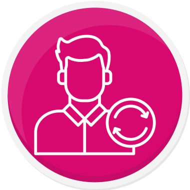 Modern bir simgenin vektör illüstrasyonu