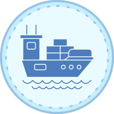 kargo. Web simgesi basit illüstrasyon