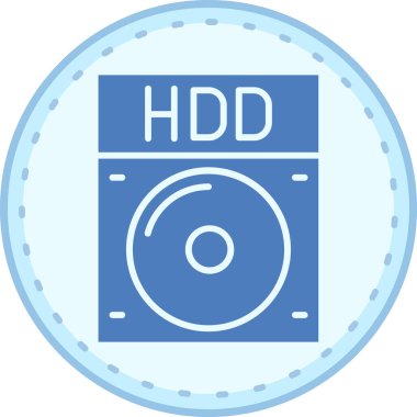 Disk. Web simgesi basit illüstrasyon