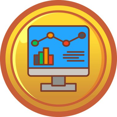 iş büyüme simge vektör