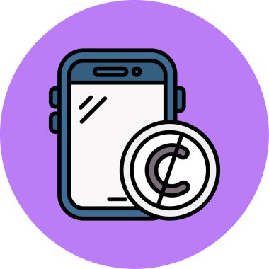 cep telefonu ikonu vektör illüstrasyonu