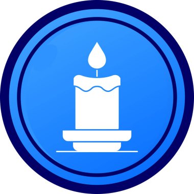 Mum ikonu vektör illüstrasyonu