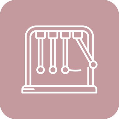 vektör abaküs simgesi, basit vektör illüstrasyonu