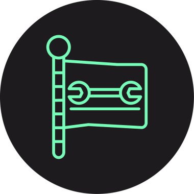 seo modern simgesinin vektör illüstrasyonu