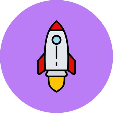 Roket vektör simge tasarlamak